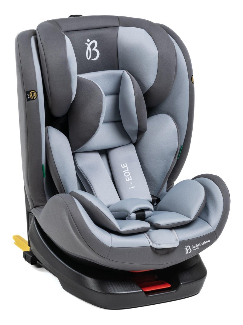 Silla De Coche - 40-150cm - Isofix - Giratoria 360° - 0-36kg - EOLE Gris - Kiabi
