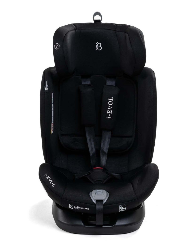 Silla De Coche - 40-150cm - Isofix - Giratoria 360° - 0-36kg - EVOL Negro - Kiabi