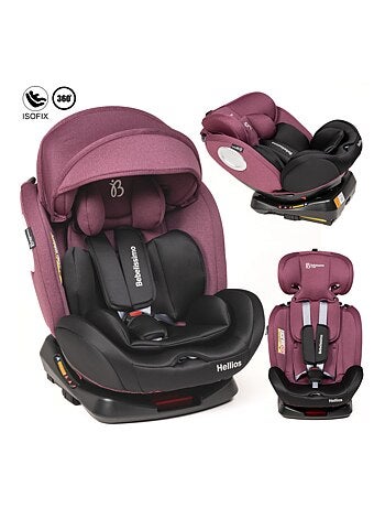 Silla De Coche - 40-150cm - Isofix - Giratoria 360° - 0-36kg - Hellios