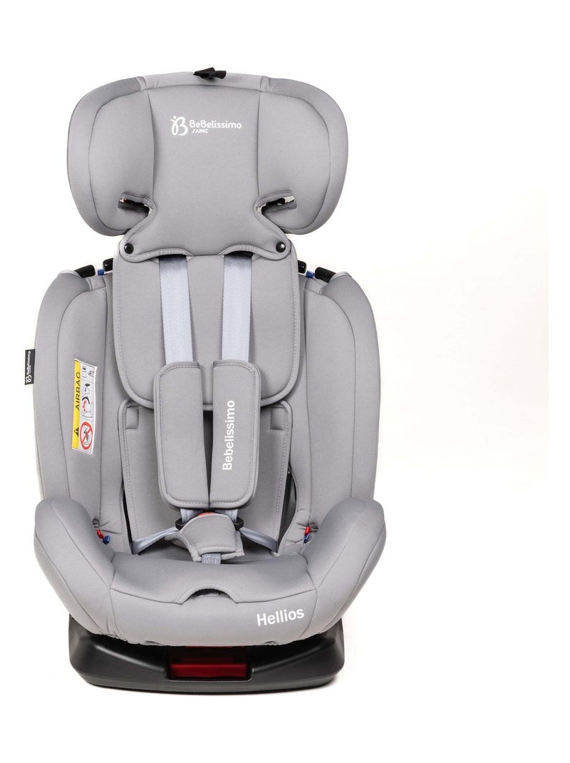 Silla de coche - 40-150cm - isofix - giratoria 360° - 0-36kg - hellios Gris - Kiabi
