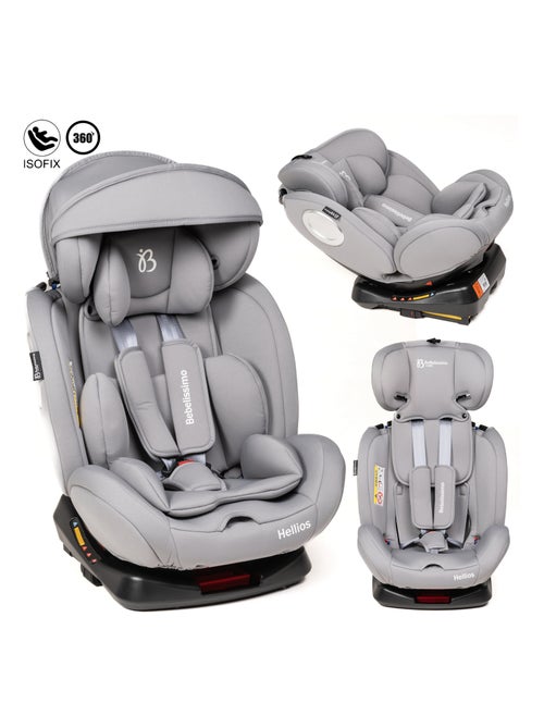 Silla De Coche - 40-150cm - Isofix - Giratoria 360° - 0-36kg - Hellios - Kiabi