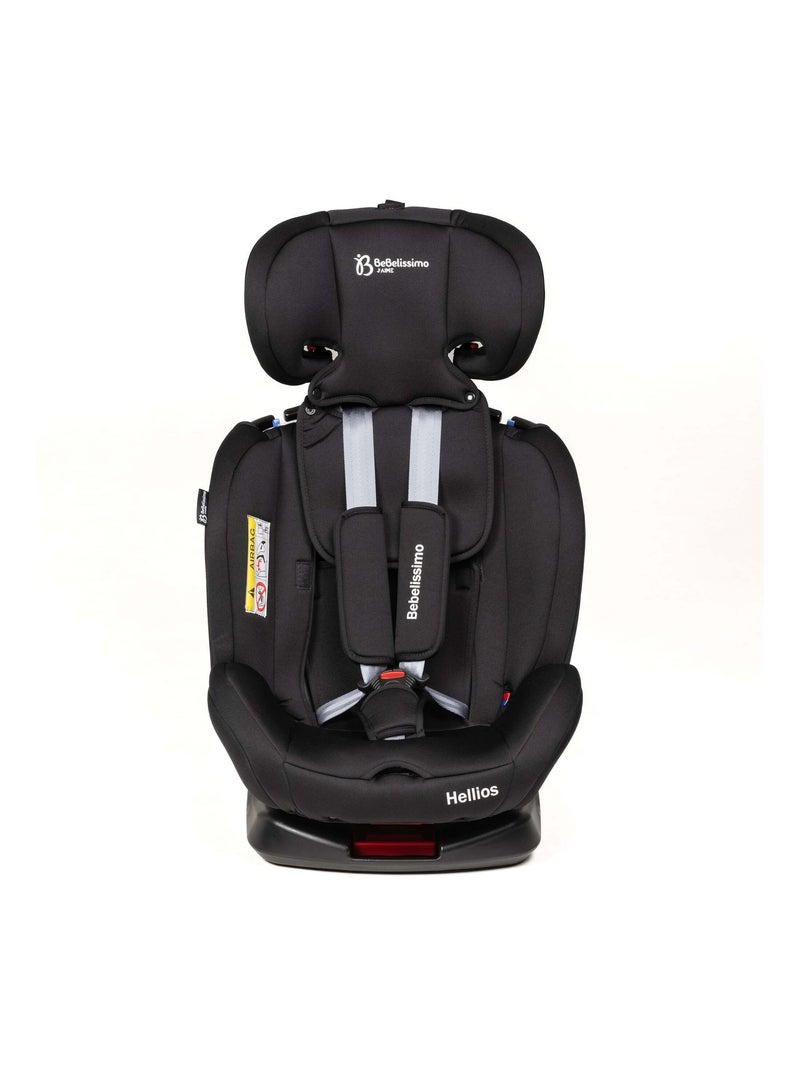 Silla De Coche - 40-150cm - Isofix - Giratoria 360° - 0-36kg - Hellios Negro - Kiabi