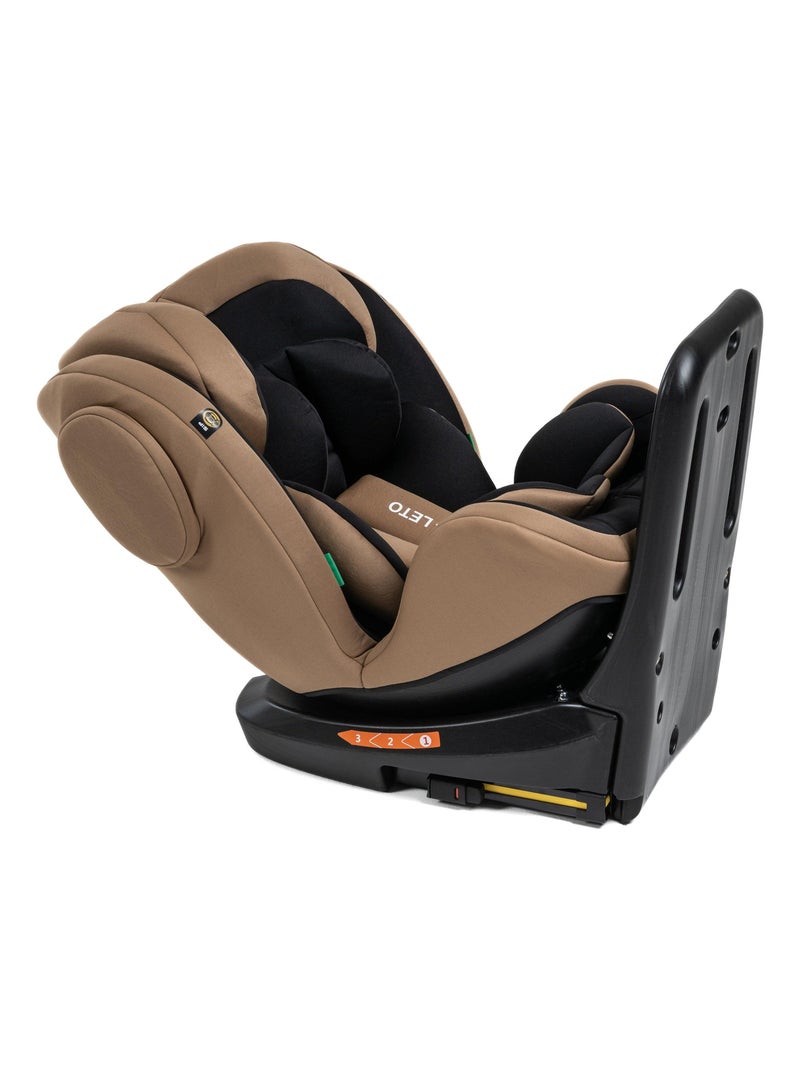 Silla de coche - 40-150cm - isofix - giratoria 360° - 0-36kg - leto Beige - Kiabi