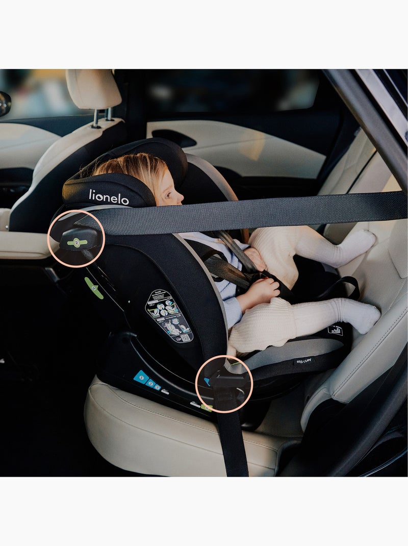 Silla de coche 40-150 cm LIONELO Aart i-Size - Ajuste de la inclinación - Grupos 0+/1/2/3 Gris - Kiabi