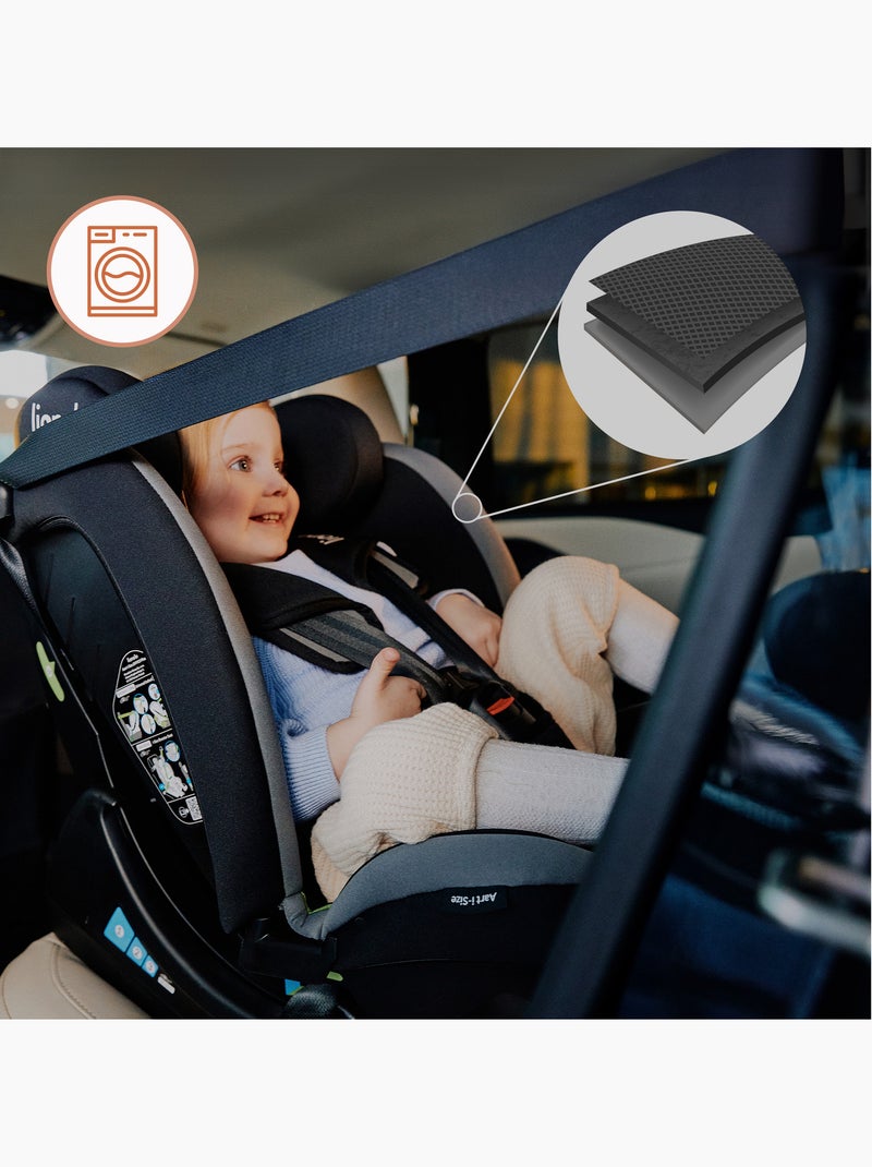 Silla de coche 40-150 cm LIONELO Aart i-Size - Ajuste de la inclinación - Grupos 0+/1/2/3 Gris - Kiabi