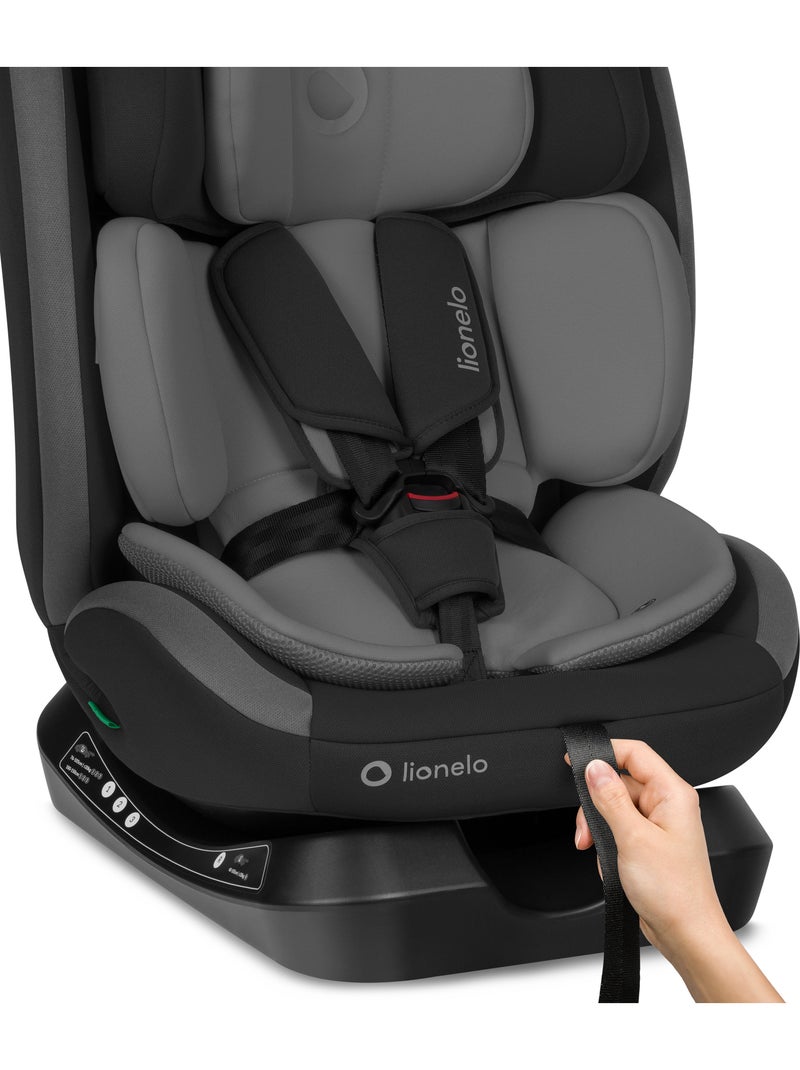 Silla de coche 40-150 cm LIONELO Aart i-Size - Ajuste de la inclinación - Grupos 0+/1/2/3 Gris negro - Kiabi