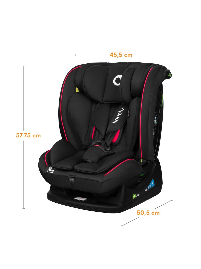 Silla de coche 40-150 cm LIONELO Aart i-Size - Ajuste de la inclinación - Grupos 0+/1/2/3 Negro - Kiabi