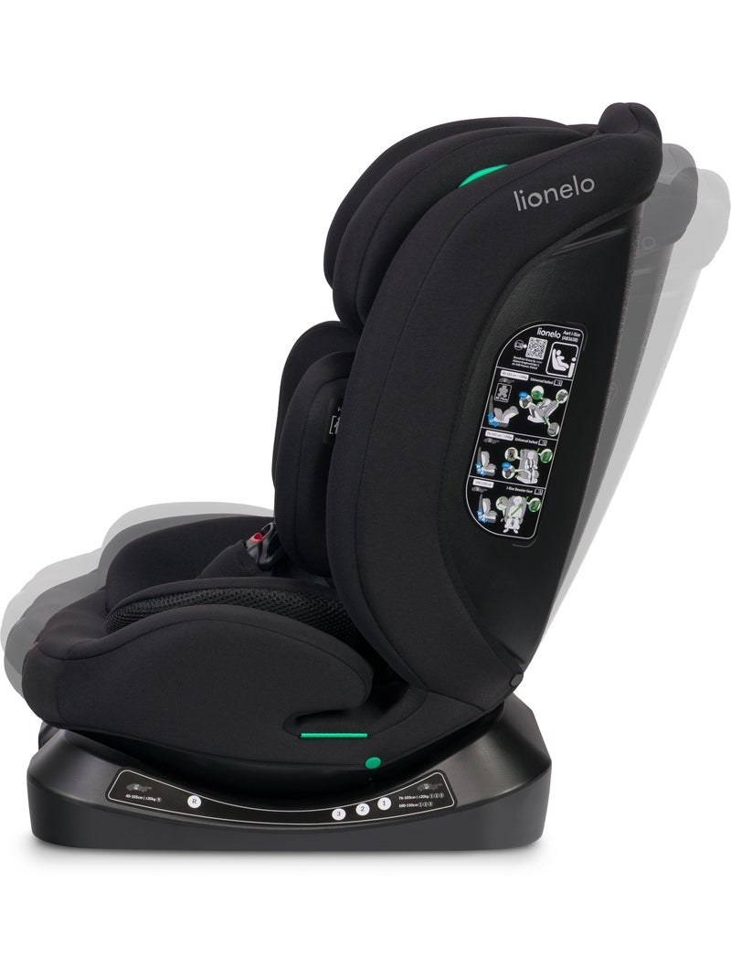 Silla de coche 40-150 cm LIONELO Aart i-Size - Ajuste de la inclinación - Grupos 0+/1/2/3 Negro Negro - Kiabi