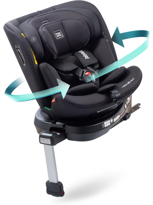Silla de coche Aitana Ifix giratoria con pata de soporte 40 - 150 cm Babyauto - BLACK EMBOSSED - Kiabi Silla de coche Aitana Ifix giratoria con pata de soporte 40 - 150 cm Babyauto - BLACK EMBOSSED - Kiabi