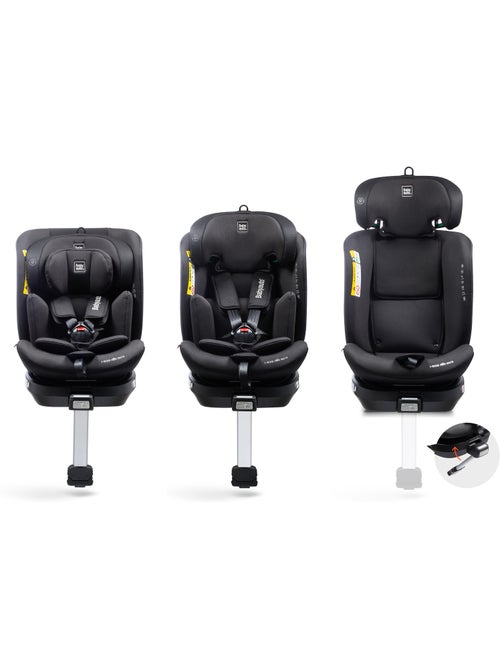 Silla de coche Aitana Ifix giratoria con pata de soporte 40 - 150 cm Babyauto - BLACK EMBOSSED - Kiabi Silla de coche Aitana Ifix giratoria con pata de soporte 40 - 150 cm Babyauto - BLACK EMBOSSED - Kiabi
