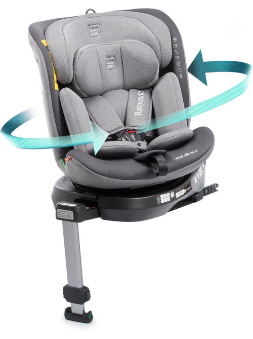 Silla de coche Aitana Ifix giratoria con pata de soporte 40 - 150 cm Babyauto - GREY ANTHRACITE - Kiabi Silla de coche Aitana Ifix giratoria con pata de soporte 40 - 150 cm Babyauto - GREY ANTHRACITE - Kiabi