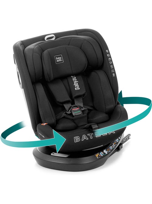 Silla de coche Batela I-fix 40 - 150 cm Babyauto - INTENSE BLACK - Kiabi Silla de coche Batela I-fix 40 - 150 cm Babyauto - INTENSE BLACK - Kiabi