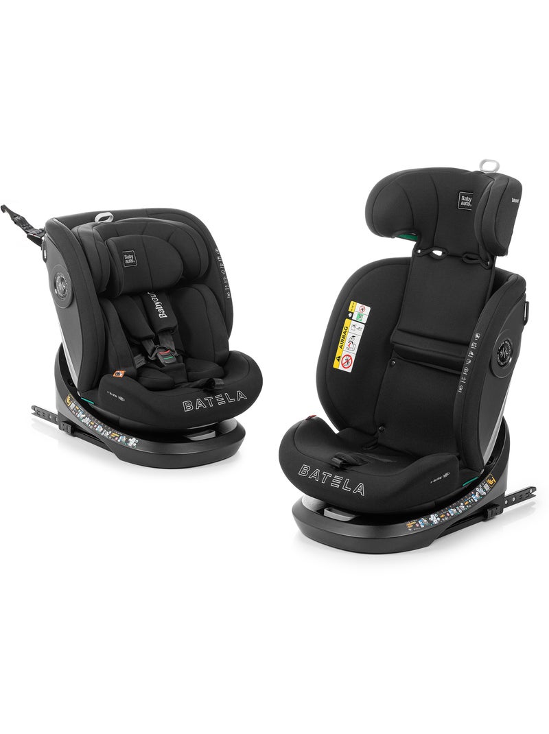 Silla de coche Batela I-fix 40 - 150 cm Babyauto - INTENSE BLACK Negro - Kiabi