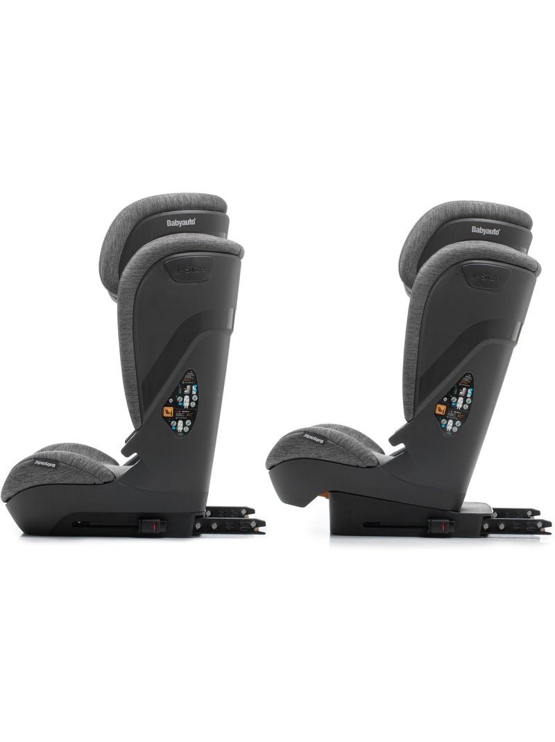 Silla de coche Capax Isize Isofix 100 - 150 cm Babyauto - GREY DOBBY Gris - Kiabi