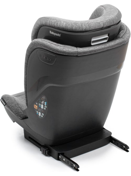 Silla de coche Capax Isize Isofix 100 - 150 cm Babyauto - GREY DOBBY - Kiabi Silla de coche Capax Isize Isofix 100 - 150 cm Babyauto - GREY DOBBY - Kiabi