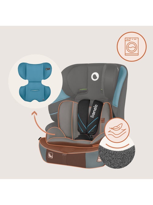 Silla de coche convertible LIONELO Levi Fix i-Size - ISOFIX - 76-150 cm - Grupo 1/2/3 - Kiabi