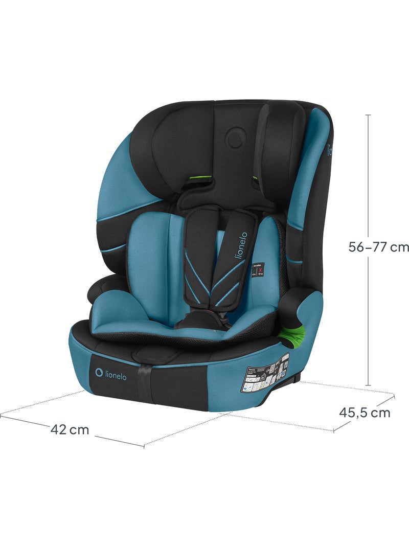 Silla de coche convertible LIONELO Levi Fix i-Size - ISOFIX - 76-150 cm - Grupo 1/2/3 Azul Negro - Kiabi