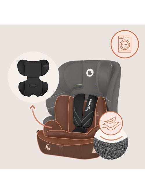 Silla de coche convertible LIONELO Levi Fix i-Size - ISOFIX - 76-150 cm - Grupo 1/2/3 - Kiabi