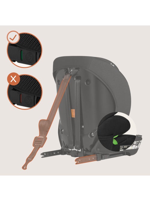 Silla de coche convertible LIONELO Levi Fix i-Size - ISOFIX - 76-150 cm - Grupo 1/2/3 - Kiabi