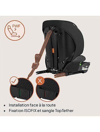 Silla de coche convertible LIONELO Levi Fix i-Size - ISOFIX - 76-150 cm - Grupo 1/2/3