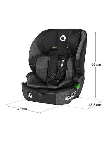Silla de coche convertible LIONELO Levi Fix i-Size - ISOFIX - 76-150 cm - Grupo 1/2/3