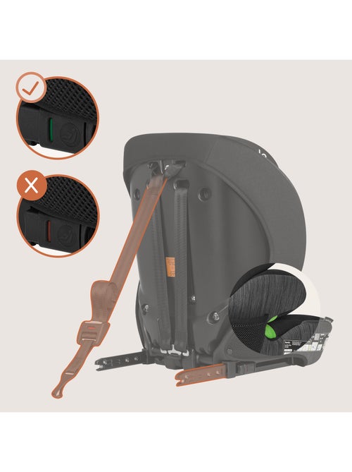 Silla de coche convertible LIONELO Levi Fix i-Size - ISOFIX - 76-150 cm - Grupo 1/2/3 - Kiabi