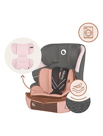 Silla de coche convertible LIONELO Levi Fix i-Size - ISOFIX - 76-150 cm - Grupo 1/2/3