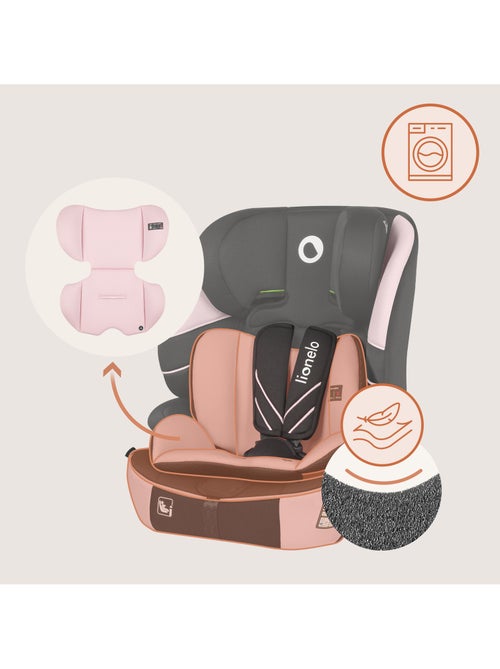 Silla de coche convertible LIONELO Levi Fix i-Size - ISOFIX - 76-150 cm - Grupo 1/2/3 - Kiabi