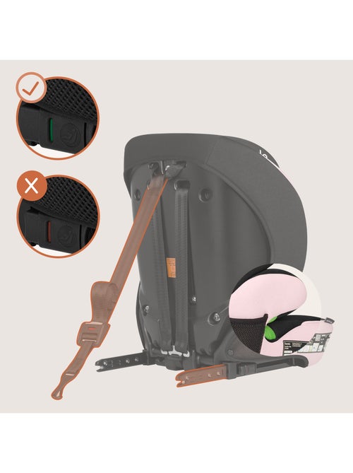 Silla de coche convertible LIONELO Levi Fix i-Size - ISOFIX - 76-150 cm - Grupo 1/2/3 - Kiabi