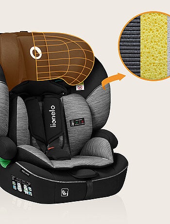 Silla de coche convertible LIONELO Levi i-Size - 76-150 cm - Grupo 1/2/3