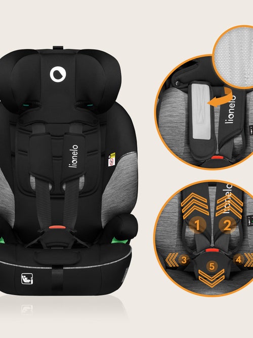 Silla de coche convertible LIONELO Levi i-Size - 76-150 cm - Grupo 1/2/3 - Kiabi