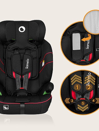 Silla de coche convertible LIONELO Levi i-Size - 76-150 cm - Grupo 1/2/3
