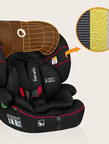 Silla de coche convertible LIONELO Levi i-Size - 76-150 cm - Grupo 1/2/3