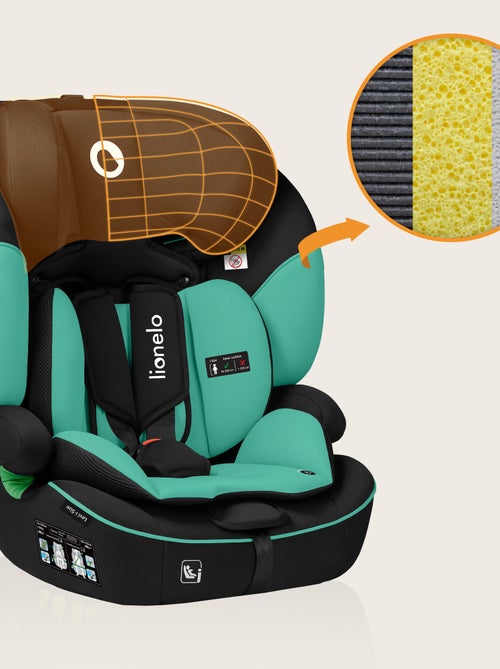 Silla de coche convertible LIONELO Levi i-Size - 76-150 cm - Grupo 1/2/3 - Kiabi