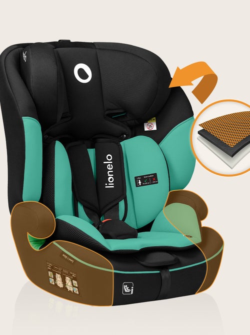Silla de coche convertible LIONELO Levi i-Size - 76-150 cm - Grupo 1/2/3 - Kiabi