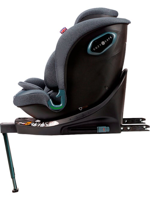 Silla de Coche Evolutiva 0 1 2 3 (40-150 cm) Isofix Giratoria iSize Cozy N Safe Standford Grafito - Kiabi