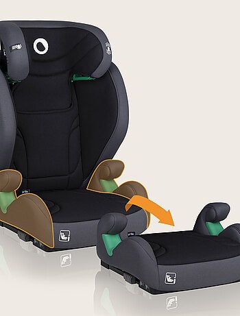 Silla de coche evolutiva LIONELO Igo i-Size - Asiento ancho - ISOFIX - 100-150 cm - Grupo 2/3