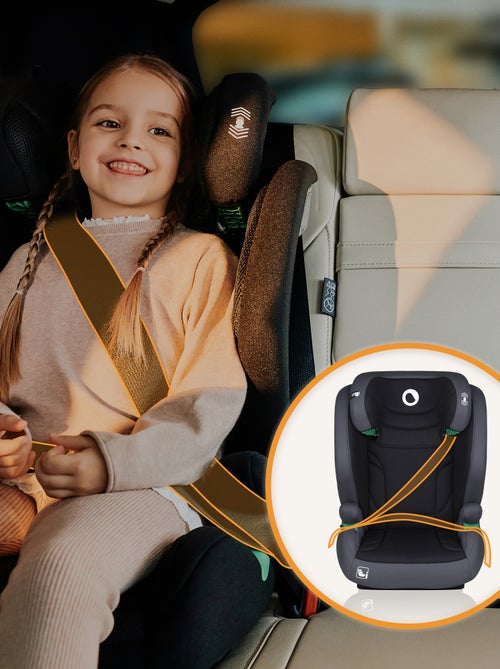 Silla de coche evolutiva LIONELO Igo i-Size - Asiento ancho - ISOFIX - 100-150 cm - Grupo 2/3 - Kiabi