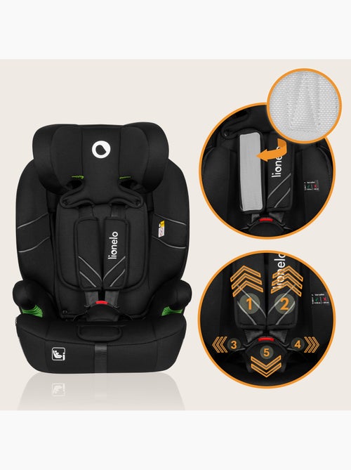 Silla de coche evolutiva LIONELO Levi One i-Size - 76-150 cm - Grupo 1/2/3 - Kiabi