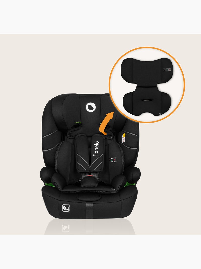 Silla de coche evolutiva LIONELO Levi One i-Size - 76-150 cm - Grupo 1/2/3 Negro - Kiabi