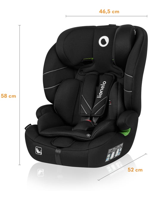 Silla de coche evolutiva LIONELO Levi One i-Size - 76-150 cm - Grupo 1/2/3 - Kiabi