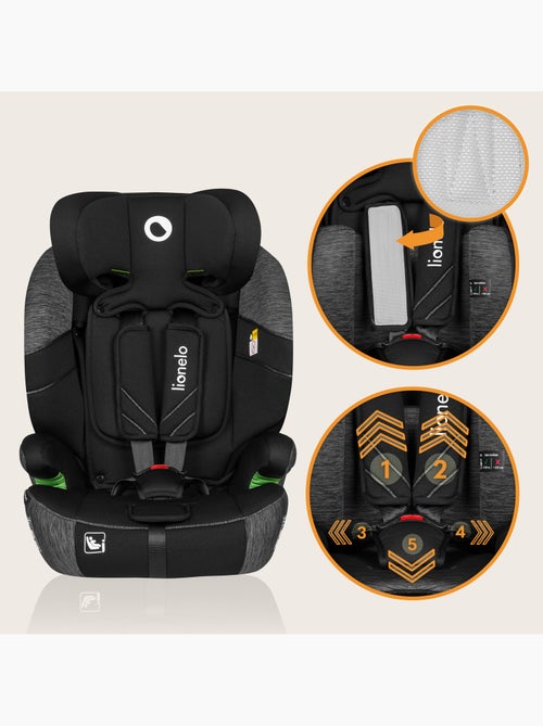 Silla de coche evolutiva LIONELO Levi One i-Size - 76-150 cm - Grupo 1/2/3 - Kiabi