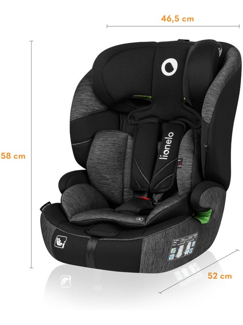 Silla de coche evolutiva LIONELO Levi One i-Size - 76-150 cm - Grupo 1/2/3 - Kiabi