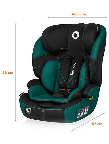 Silla de coche convertible LIONELO Levi i-Size - 76-150 cm - Grupo 1/2/3