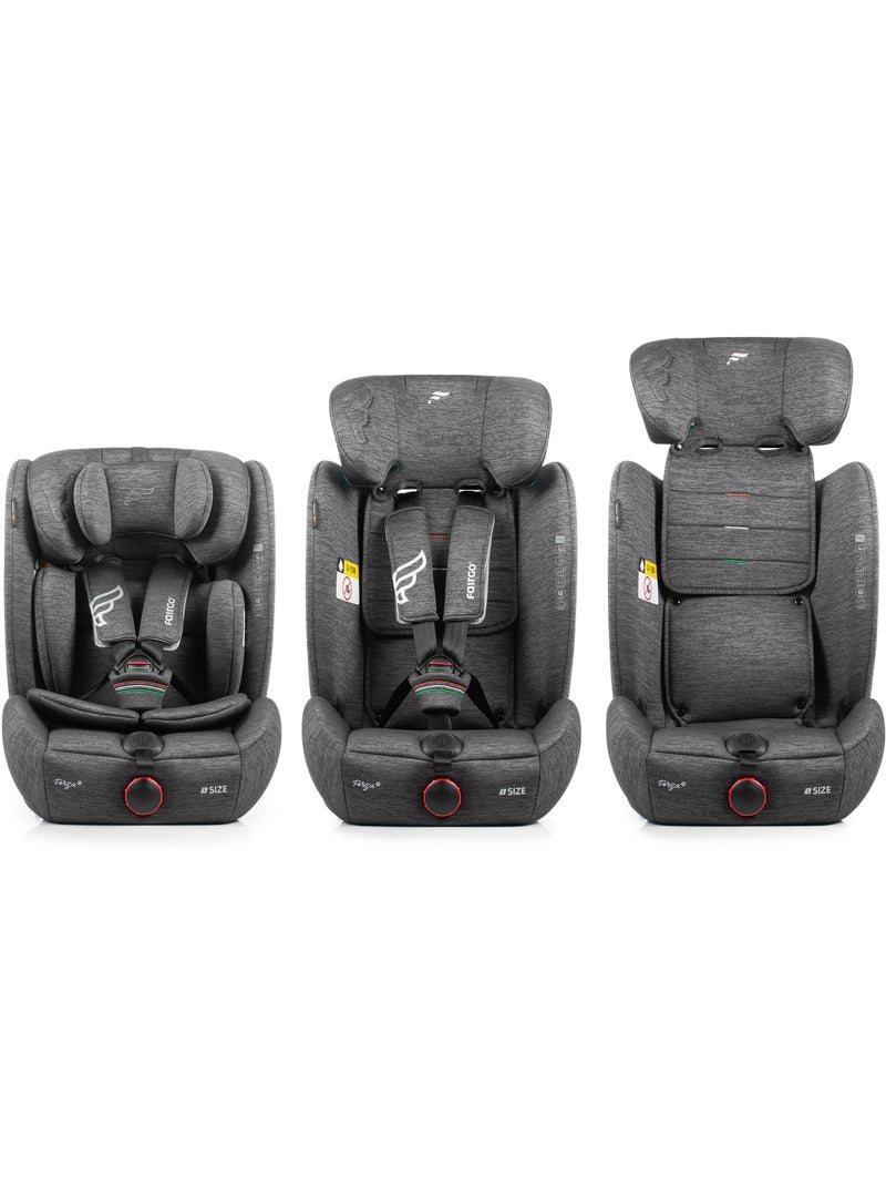 Silla de coche FORZA I-SIZE 76 - 150cm Fairgo - STONE GREY Gris - Kiabi