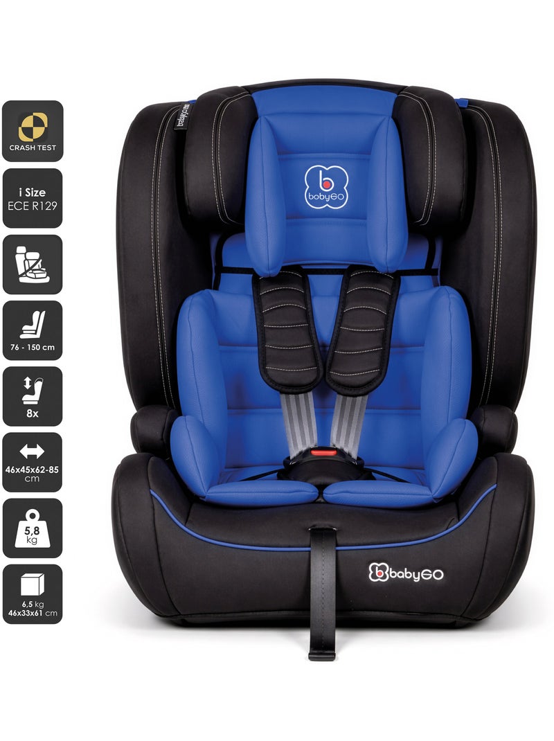Silla de coche FreeMove i-Size - BabyGO Azul - Kiabi