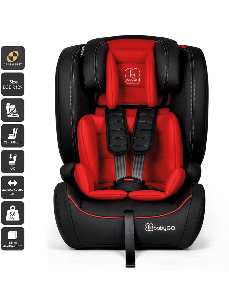 Silla de coche FreeMove i-Size - BabyGO Rojo - Kiabi
