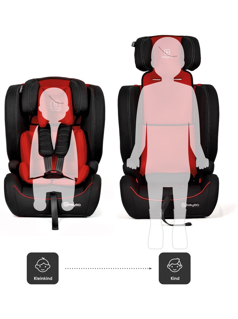 Silla de coche FreeMove i-Size - BabyGO Rojo - Kiabi