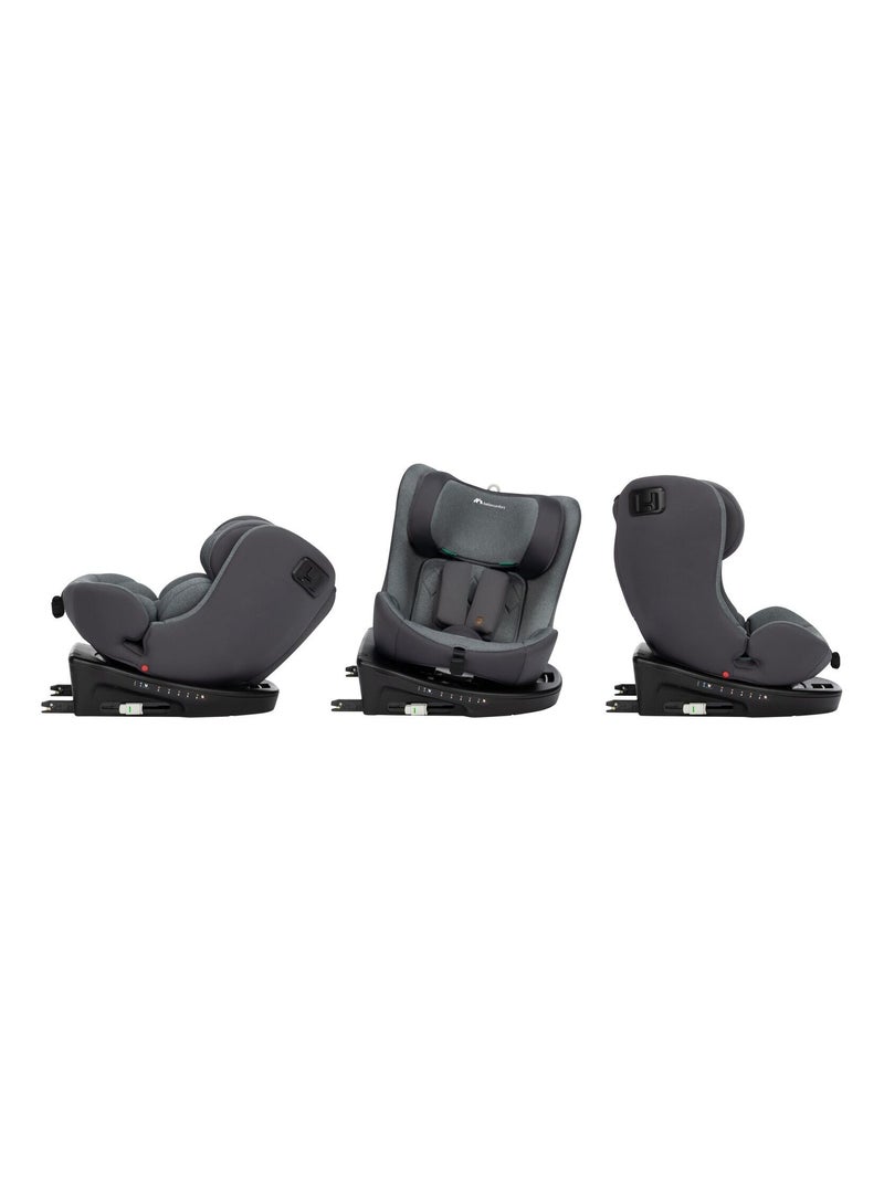 Silla de coche giratoria evolutiva desde el nacimiento EvolveFix i-Size Gris oscuro - Kiabi