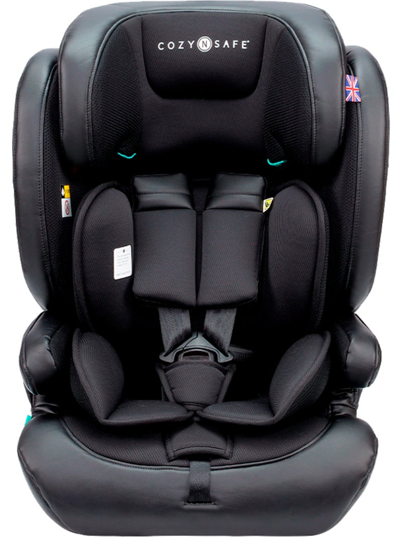 Silla de Coche Grupo 1 2 3 Isofix iSize 76-150 cm Hudson Cozy N Safe Negro Negro - Kiabi